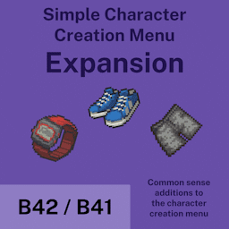 [UNTESTED 42.12] [B42\B41] Simple Character Creation Menu Expansion — Project Zomboid Steam Workshop preview image
