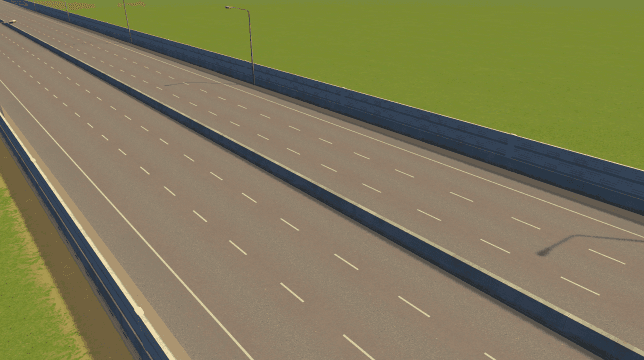 NExt2 Inspired Six-Lane National Highway with Sound Barrier — Cities: Skylines Steam Workshop preview image