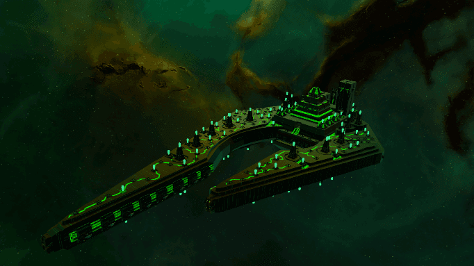 [40K] Nihilahk Eternal - Dolmen-class Tombship — Space Engineers Workshop preview