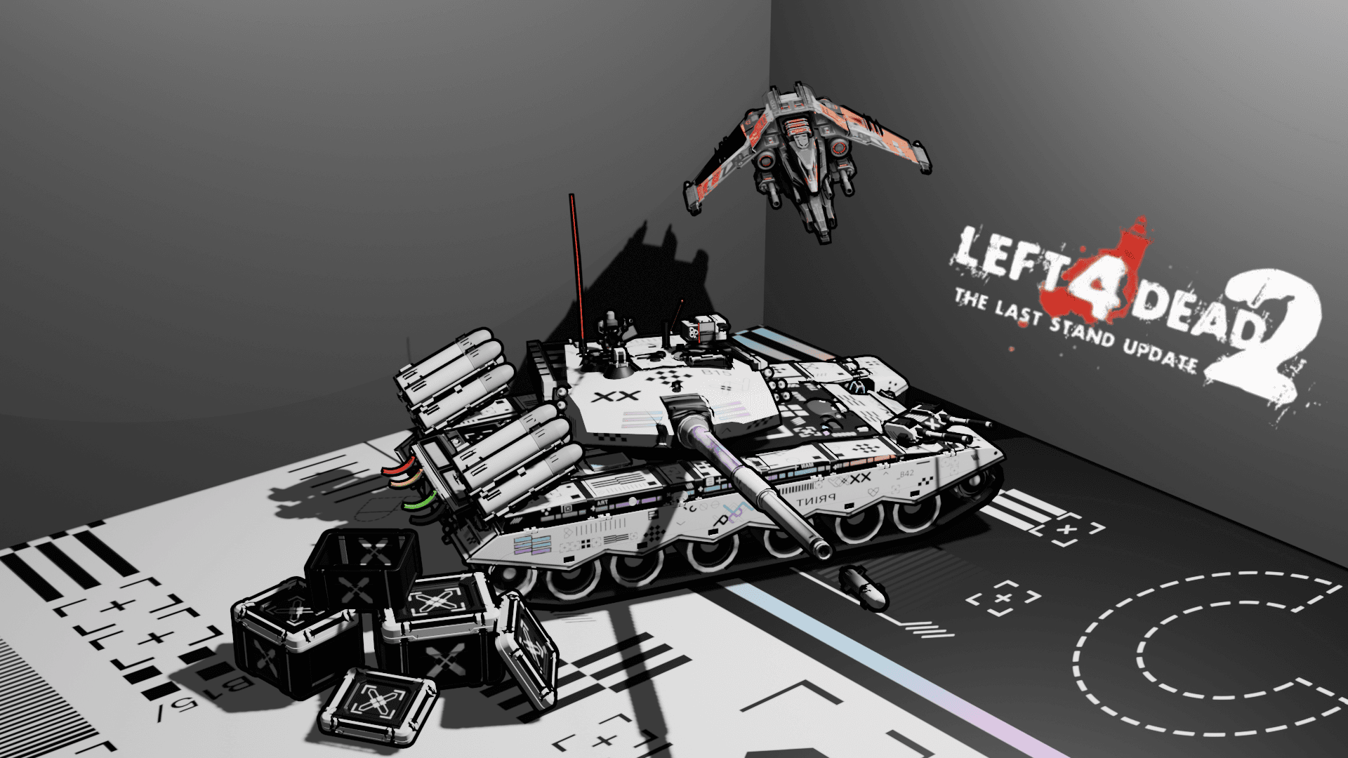 印花集坦克替换大卡车厢 — Left 4 Dead 2 Steam Workshop preview image