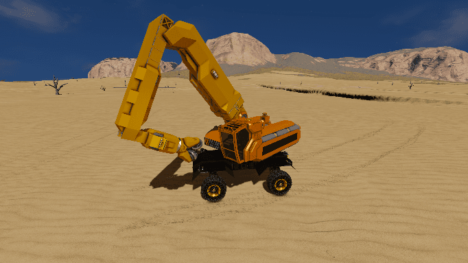 Excavator SX300 — Space Engineers Workshop preview