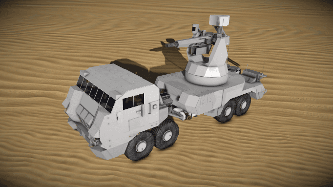 8x8 Self Propelled CIWS Truck — Space Engineers Steam Workshop preview image