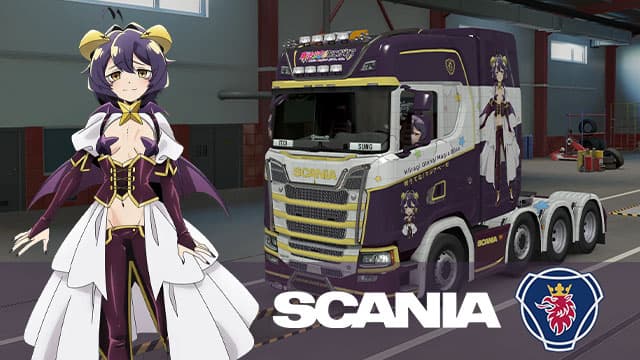 魔法少女にあこがれて マジアベーゼ 憧憬成为魔法少女 魔法枫糖 SCANIA S — Euro Truck Simulator 2 Steam Workshop preview image