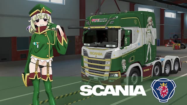 魔法少女にあこがれて レオパルト 憧憬成为魔法少女 豹式装甲 SCANIA R — Euro Truck Simulator 2 Steam Workshop preview image