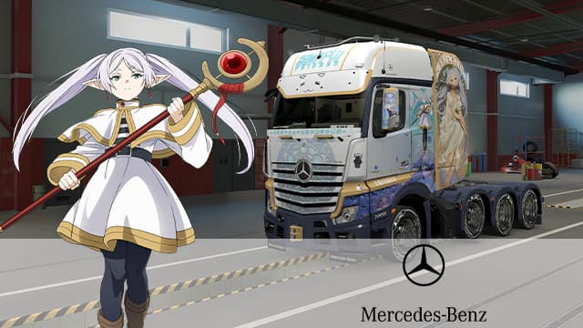 葬送のフリーレン / フリーレン 葬送的芙莉莲/ 芙莉莲 Mercedes-Benz New Actros & Box Trailer(STD) — Euro Truck Simulator 2 Workshop preview