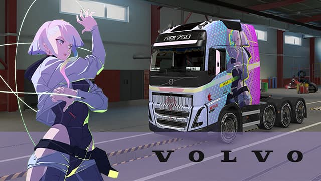 サイバーパンク：エッジランナーズ ルーシー 赛博朋克：边缘行者 露西 Volvo FH5 — Euro Truck Simulator 2 Workshop preview
