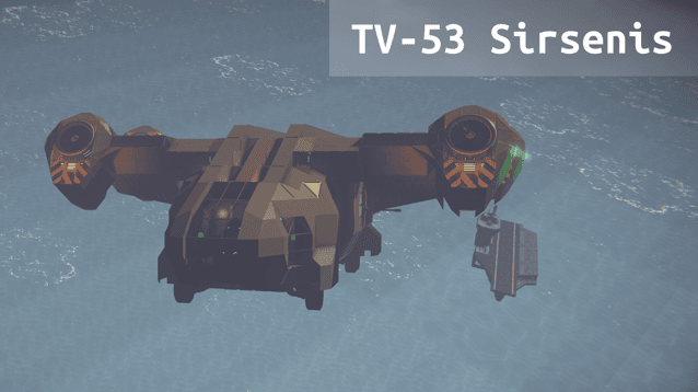 TV-53 Sirsenis — Space Engineers Workshop preview