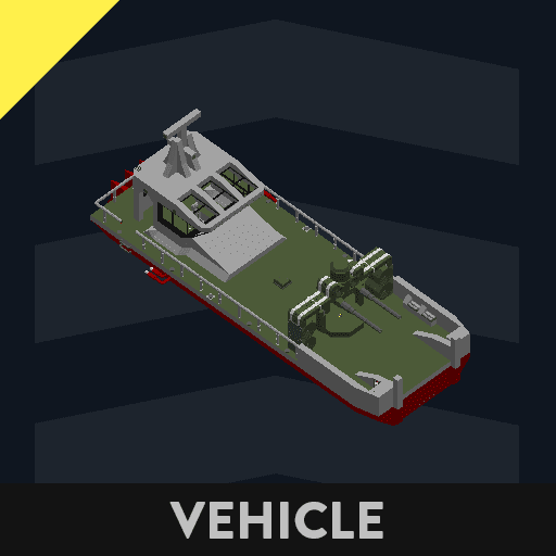 Small gunboat — Stormworks: Build and Rescue Workshop preview