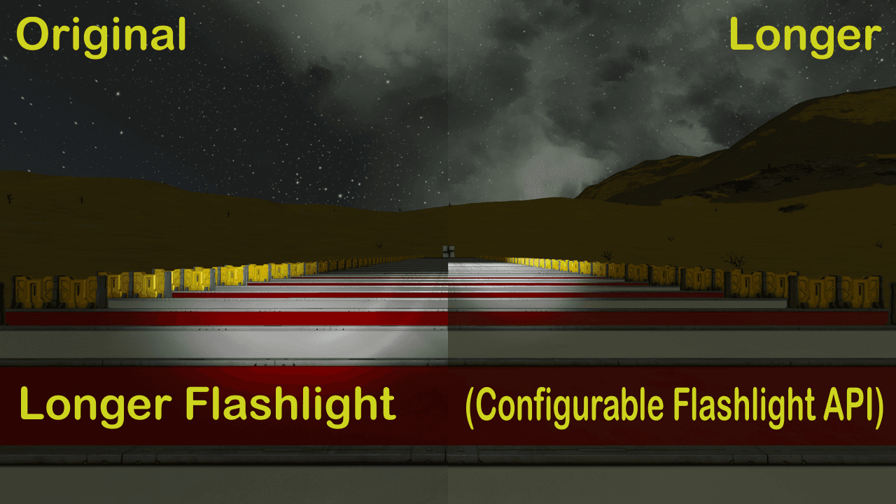 Longer Flashlight (Configurable Flashlight) [shudder issues] — Space Engineers Workshop preview