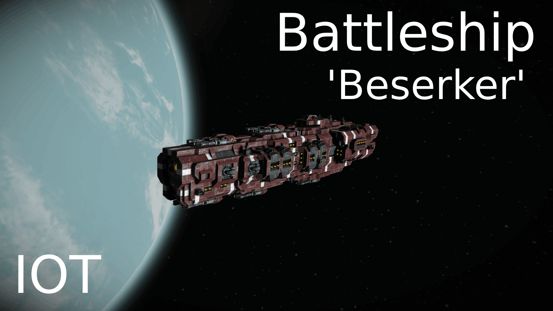 IOT - Battleship 'Berserker' — Space Engineers Workshop preview