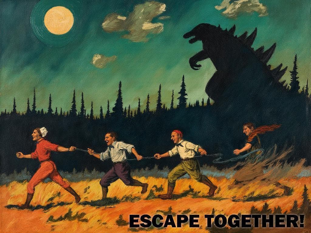 ESCAPE TOGETHER! — Dota 2 Steam Workshop preview image