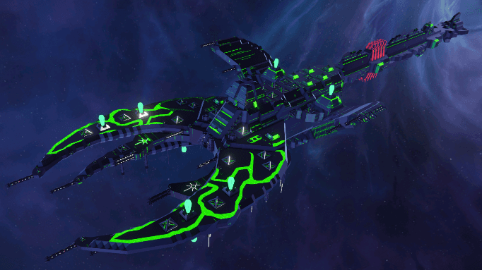 [40K] Whisper of Charnovokh - Scourge-class Grand Cruiser — Space Engineers Steam Workshop preview image