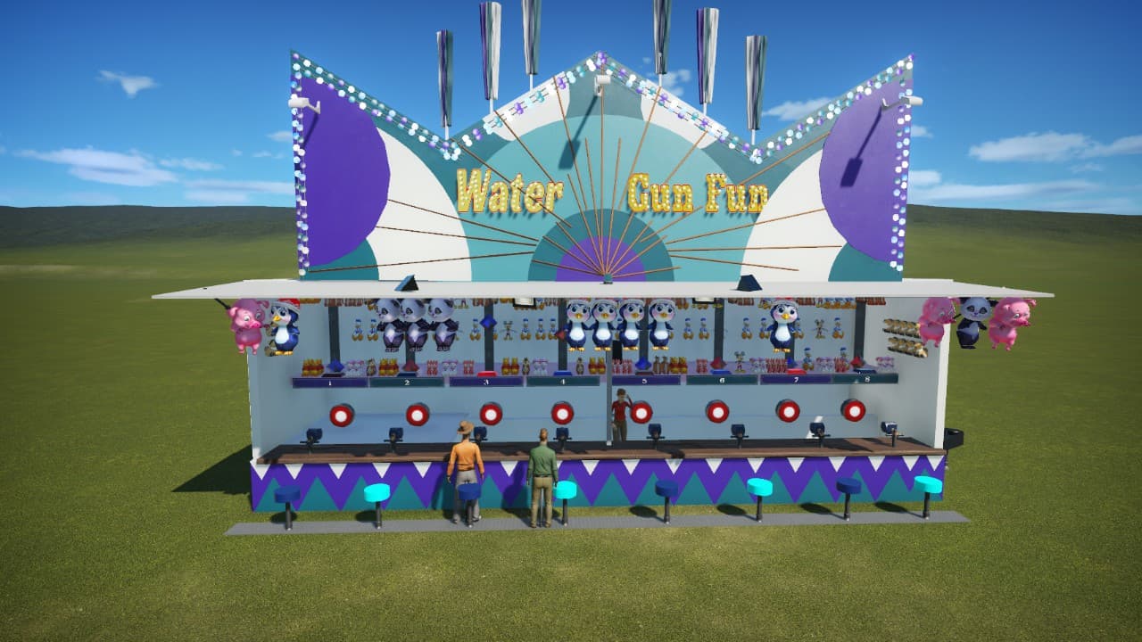 Water gun fun3 — Planet Coaster Workshop preview