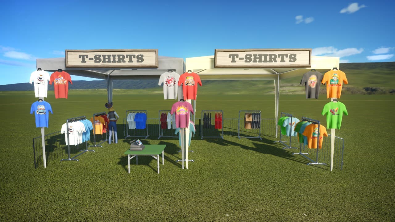 T-shirt tent — Planet Coaster Steam Workshop preview image