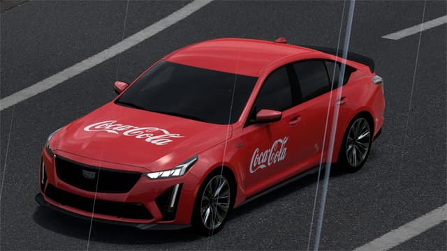 COCA-COLA CADILLAC CT5-V BLACK WING 2022 ETS2 BY DN MODDING, NIMIT, RODONITCHO MODS 1.0 1.54 22 04 2025 — Euro Truck Simulator 2 Steam Workshop preview image