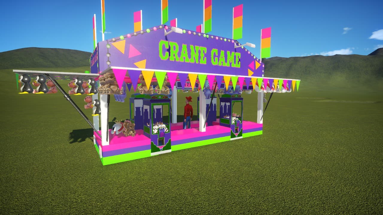 Crane game — Planet Coaster Workshop preview