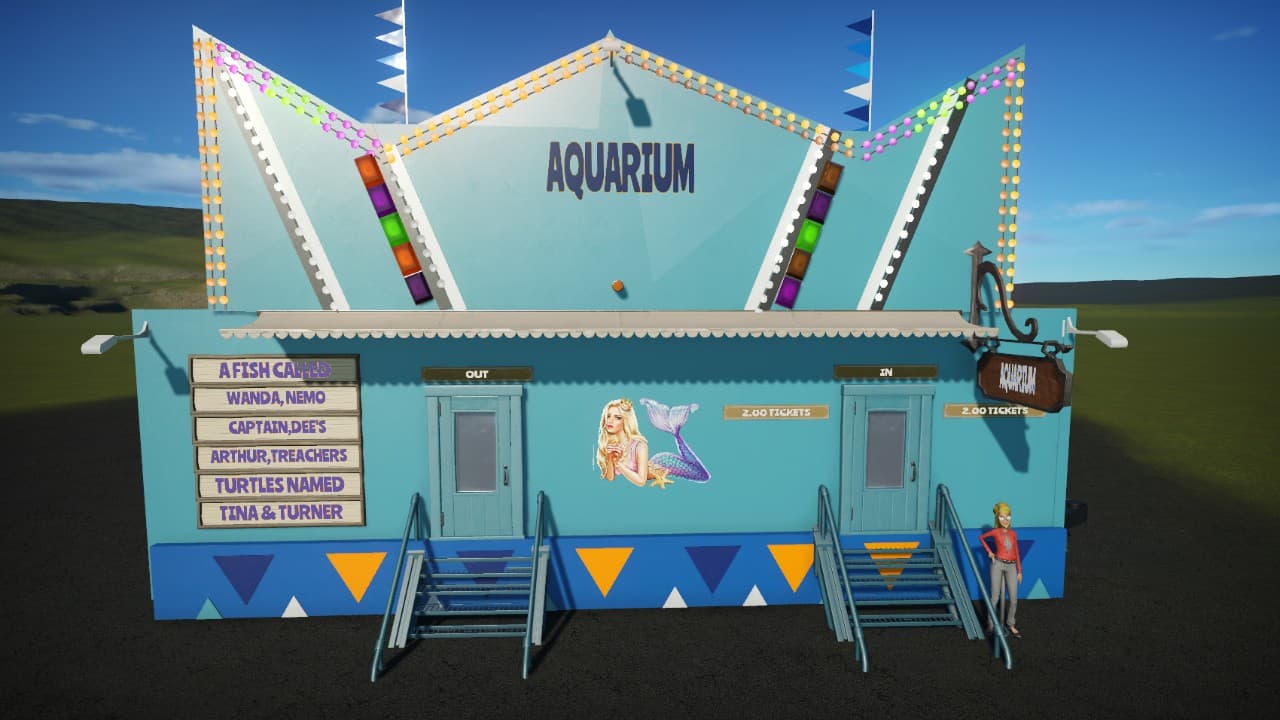 Side show (Aquarium) — Planet Coaster Steam Workshop preview image