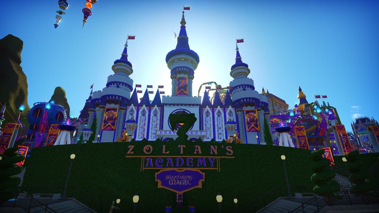 Zoltan's Academy of Phantasmic-Magic! (ZAP) — Planet Coaster Steam Workshop preview image