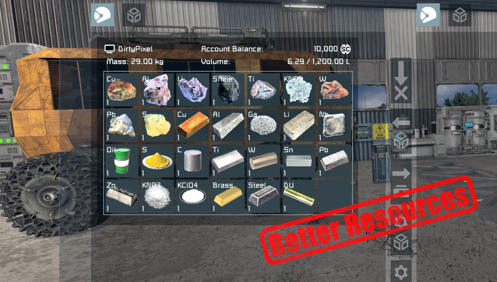 Better Resources — Space Engineers Steam Workshop preview image