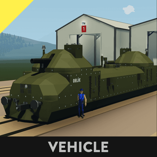 "Orlik" Armoured artillery car — Stormworks: Build and Rescue Steam Workshop preview image