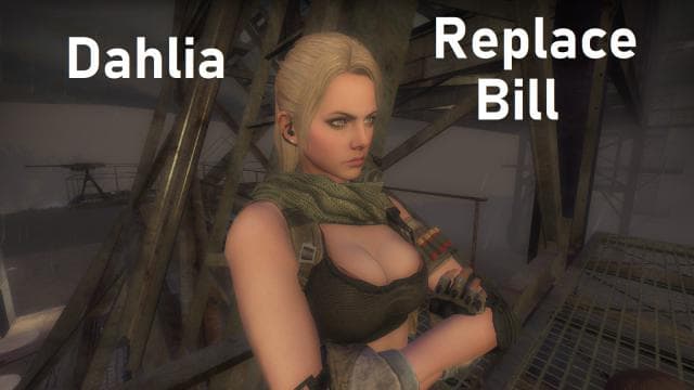 Dahlia Sudden Attack 2 replace Bill
 — Left 4 Dead 2 Steam Workshop preview image