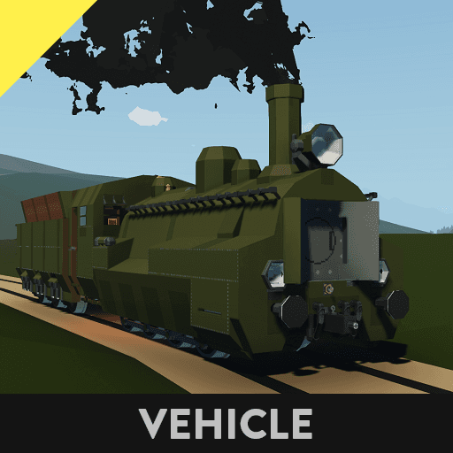 Armoured Russian Class O locomotive - ENGINE+TENDER — Stormworks: Build and Rescue Steam Workshop preview image