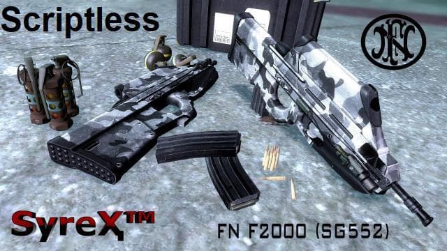 FN F2000 Winter replace SG552 no script
 — Left 4 Dead 2 Steam Workshop preview image