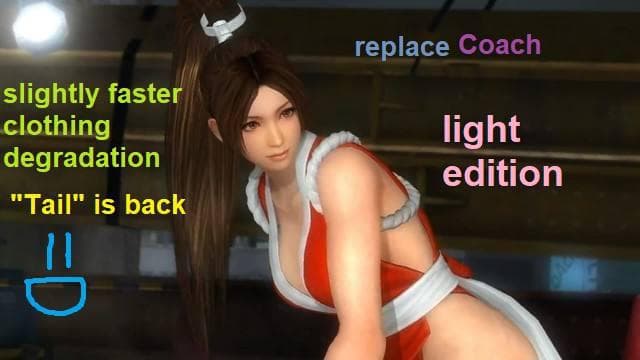 Mai Shiranui DOA5 (Light Edition) Coach — Left 4 Dead 2 Steam Workshop preview image