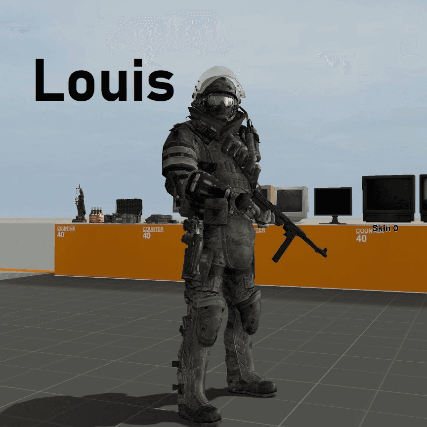 CODMW3 Juggernaut (Louis) Updated
 — Left 4 Dead 2 Steam Workshop preview image