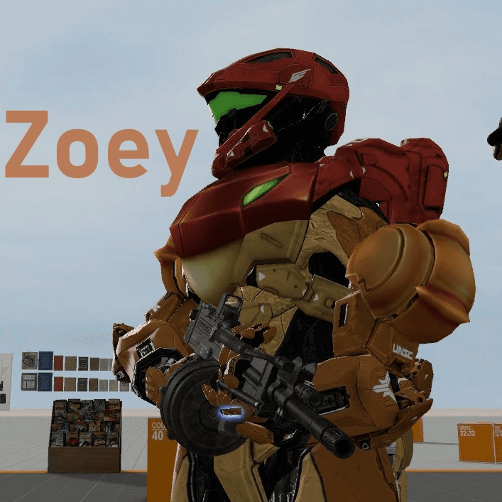 SPARTAN SAMUS replace Zoey
 — Left 4 Dead 2 Steam Workshop preview image