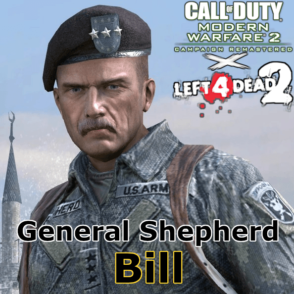 MW2 Remastered - General Shepherd - Bill — Left 4 Dead 2 Steam Workshop preview image