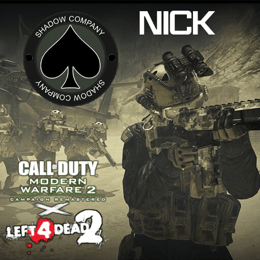 Modern Warfare 2 Remastered - Shadow Company (Nick) — Left 4 Dead 2 Steam Workshop preview image