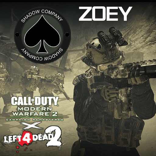 Modern Warfare 2 Remastered - Shadow Company (Zoey)
 — Left 4 Dead 2 Steam Workshop preview image