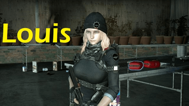 Helga Realism replace Louis
 — Left 4 Dead 2 Steam Workshop preview image