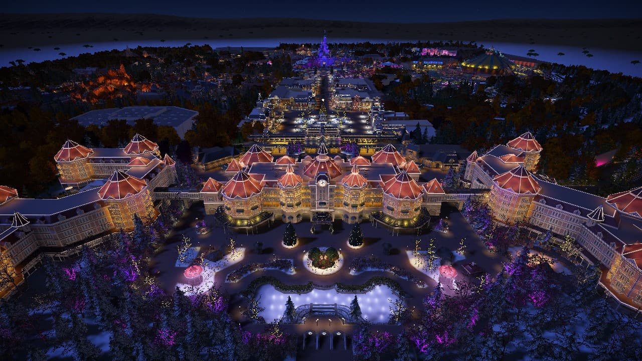 Disneyland Paris Winter Holidays — Planet Coaster Steam Workshop preview image