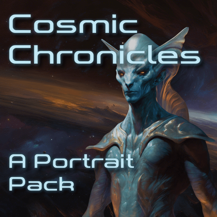 Cosmic Chronicles: A Portrait Pack — Stellaris Workshop preview