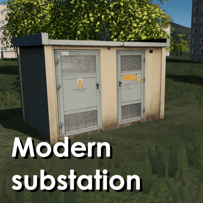 Modern substation — Cities: Skylines Steam Workshop preview image