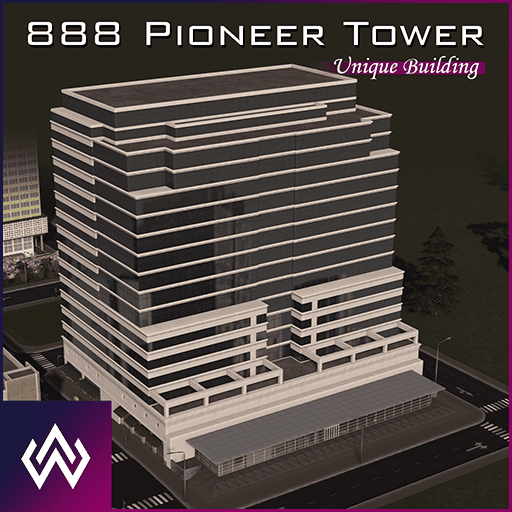 888 Pioneer Tower — Cities: Skylines Steam Workshop preview image