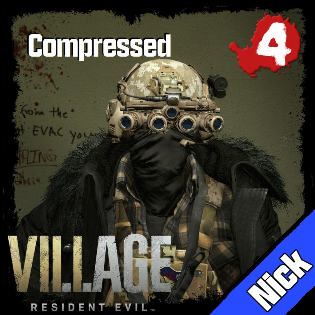 RE8 Village - Hound Wolf Squad Ellis - Replace Nick (Compressed) — Left 4 Dead 2 Steam Workshop preview image