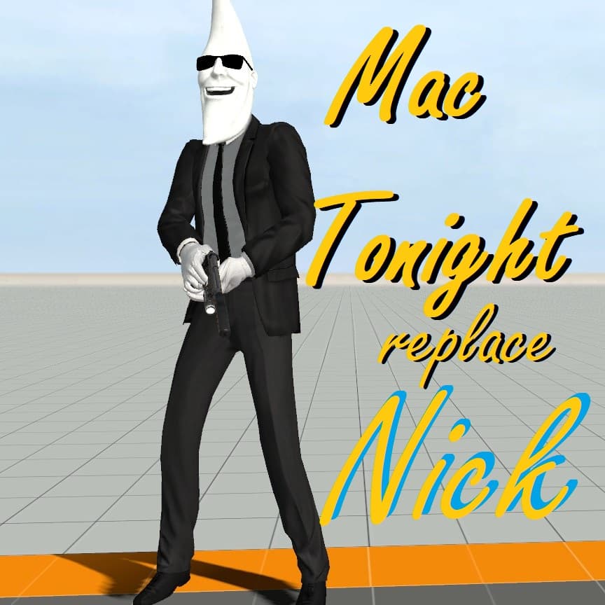 Mac Tonight (Moon Man) Replace Nick — Left 4 Dead 2 Steam Workshop preview image