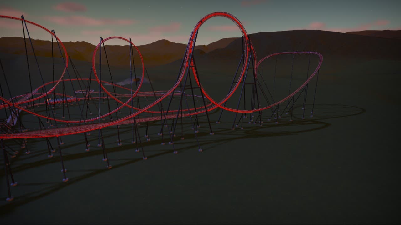 Red Falcon — Planet Coaster Workshop preview