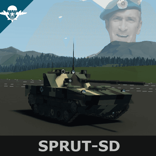 2S25 "Sprut-SD" — Stormworks: Build and Rescue Steam Workshop preview image