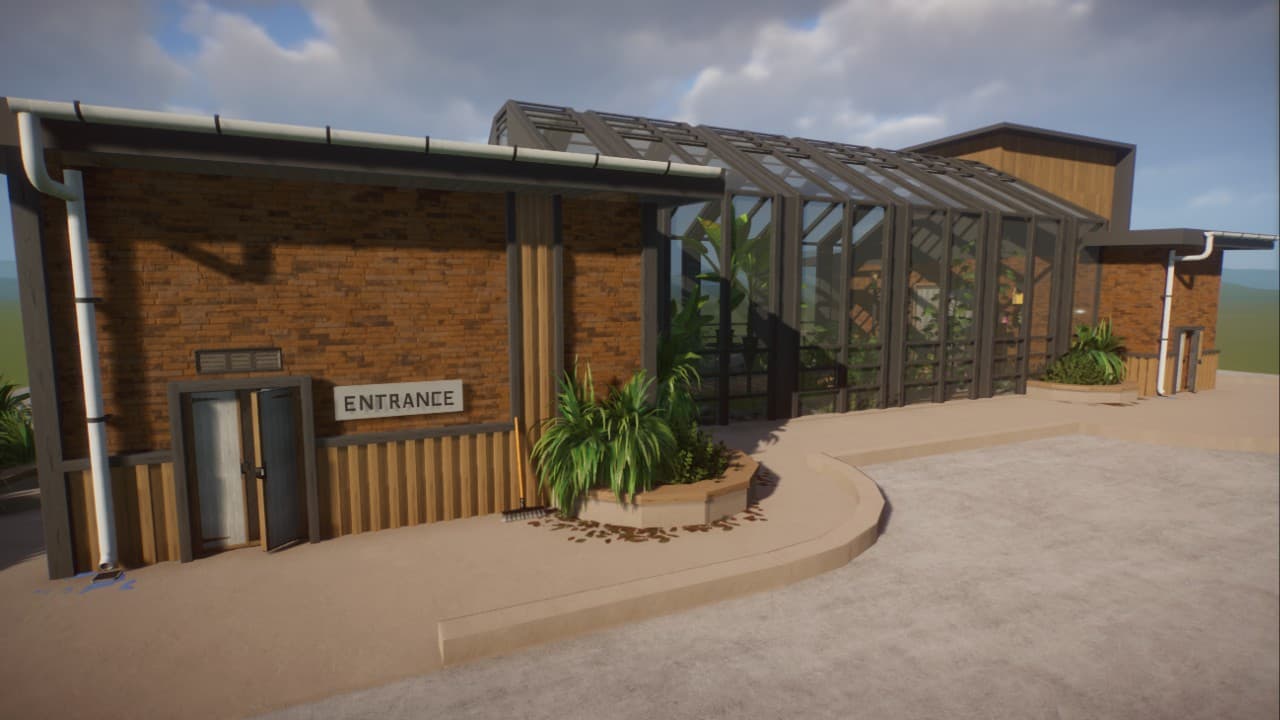 Butterfly Glass House by Adamup — Planet Zoo Workshop preview