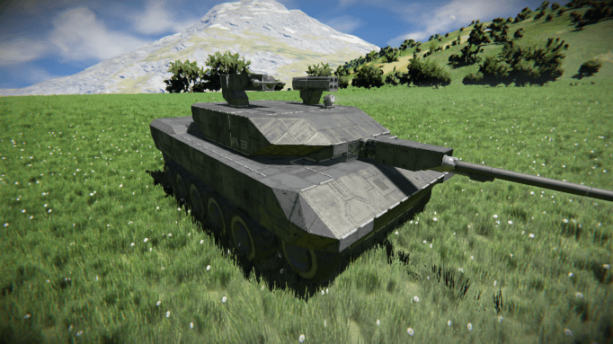Main Battle Tank A-3B — Space Engineers Workshop preview