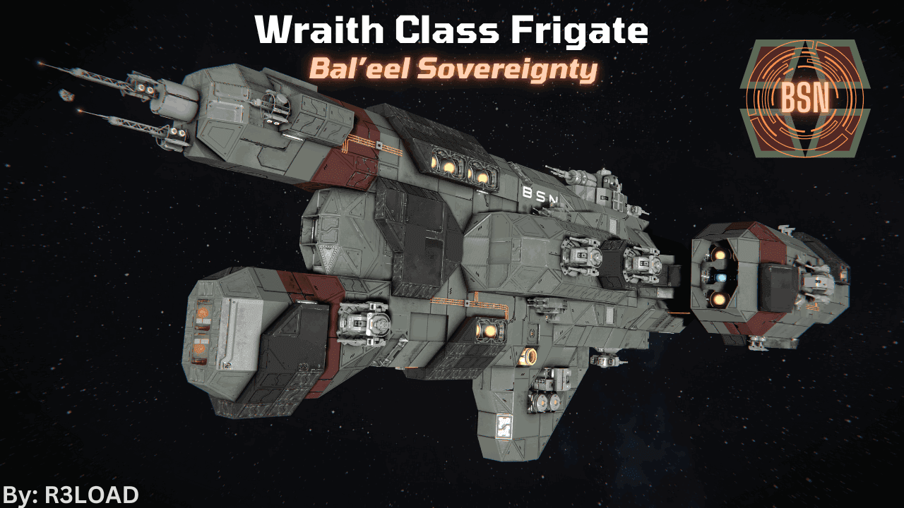 [BSN] Wraith Class Frigate — Space Engineers Steam Workshop preview image