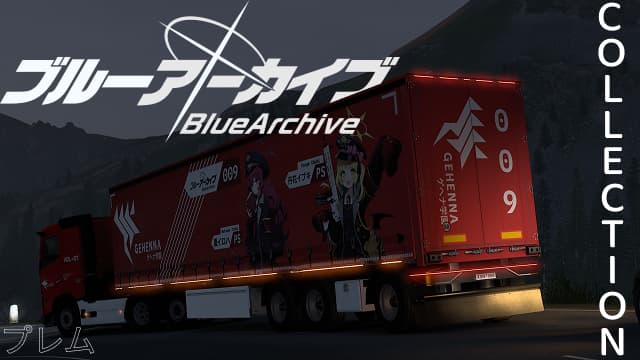 Blue Archive Collection — Euro Truck Simulator 2 Steam Workshop preview image