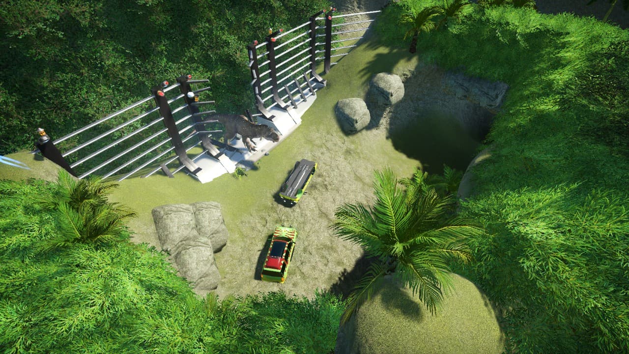  t-rex attaque — Planet Coaster Workshop preview
