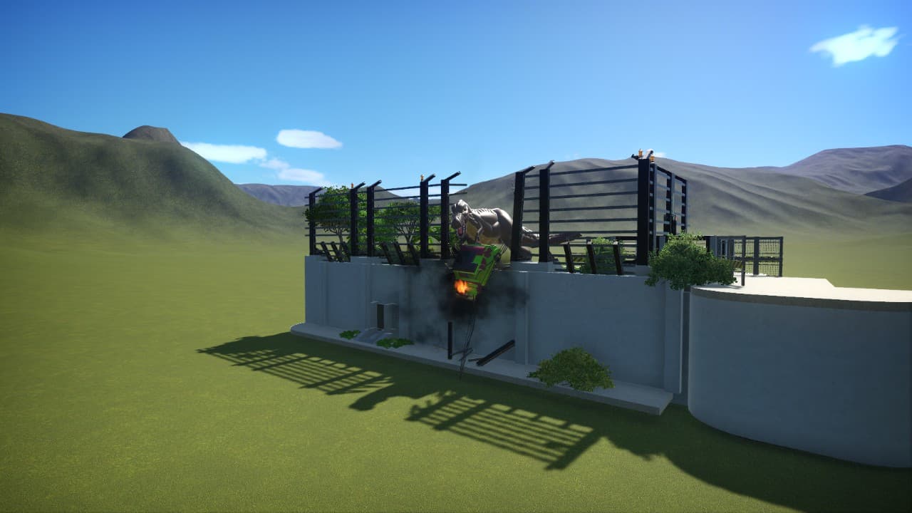 attaque t.rex — Planet Coaster Workshop preview