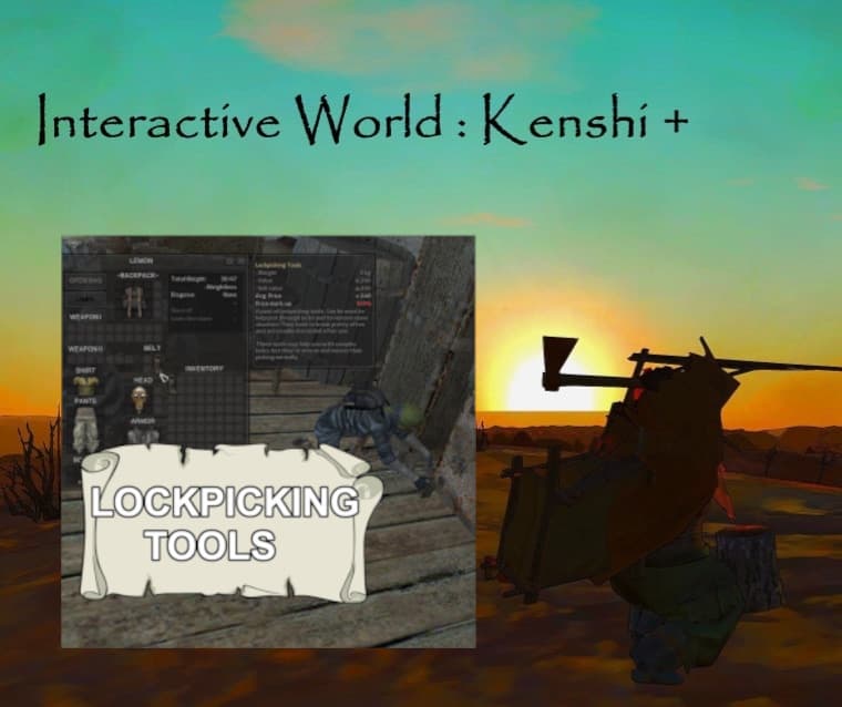 IWK+ Lockpicking Tools — Kenshi Steam Workshop preview image