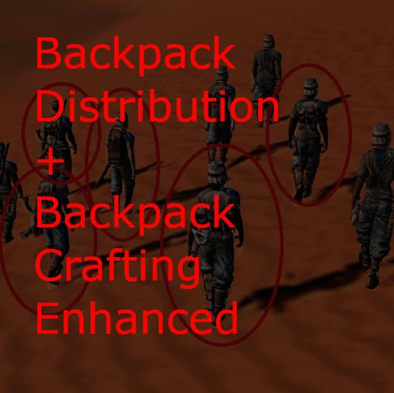 Backpack Distribution + Backpack Crafting Enhanced — Kenshi Workshop preview